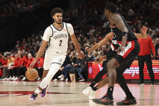 Cam Johnson makes comeback from ankle injury, scoring 24 points in Nets’ 132-114 victory over Portland