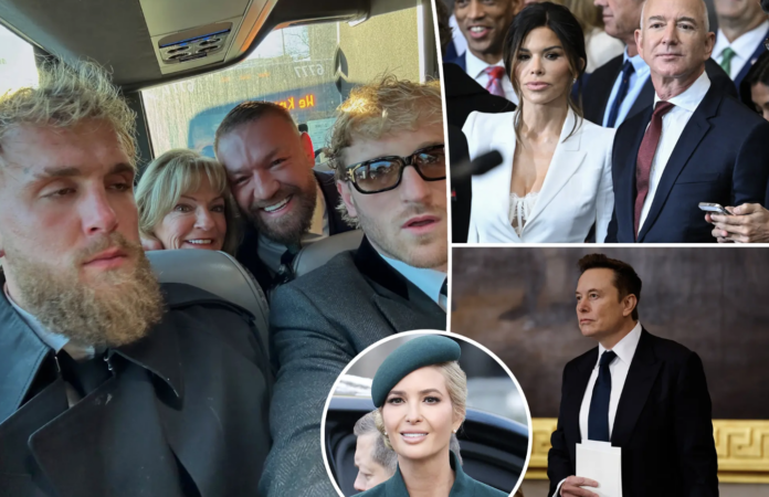 All the celebrities at Donald Trump’s inauguration