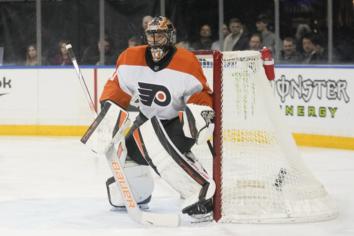 Igor Shesterkin stops 35 shots as the rising Rangers dominate Flyers 6-1