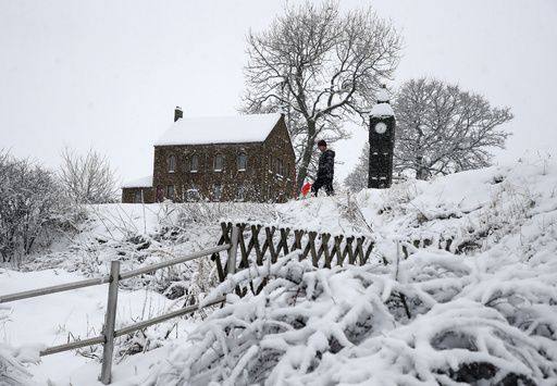 Severe snowfall causes extensive disruption throughout the UK and Germany