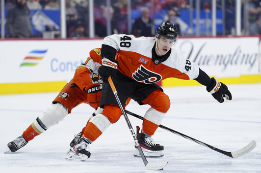 Flyers dominate Ducks 6-0 as Cutter Gauthier returns to Philadelphia for the first time post-trade