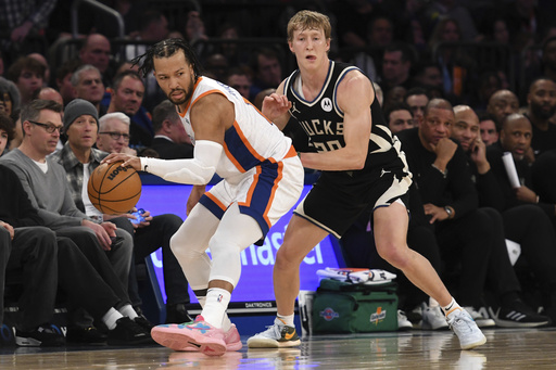 Jalen Brunson makes comeback from shoulder injury, matches Carmelo Anthony for 17th 40-point game as a New York Knick