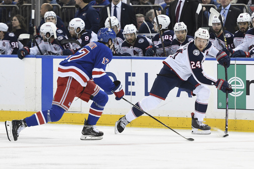 Trocheck nets shootout winner, Shesterkin makes 27 saves as Rangers edge Blue Jackets 1-0