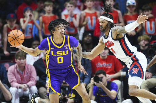 Malik Dia contributes 19 points as No. 23 Mississippi defeats LSU 77-65, improving to 3-0 in SEC play.