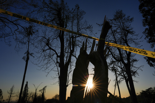 High winds expected to re-emerge, posing risks to fire control efforts in the Los Angeles region.