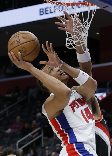 Cade Cunningham powers Pistons to 118-115 victory against Blazers, achieving a rare .500 record