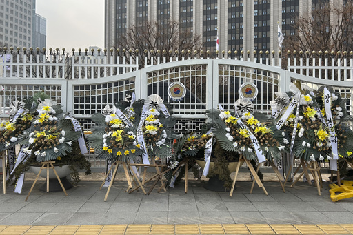 South Koreans repurpose funeral wreaths and K-pop glow sticks for political demonstrations