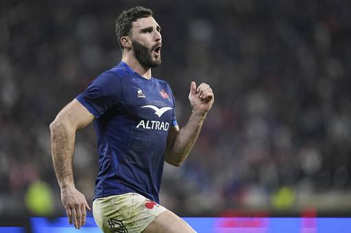 France’s flanker Ollivon announces knee surgery, sidelining him for the remainder of the season.