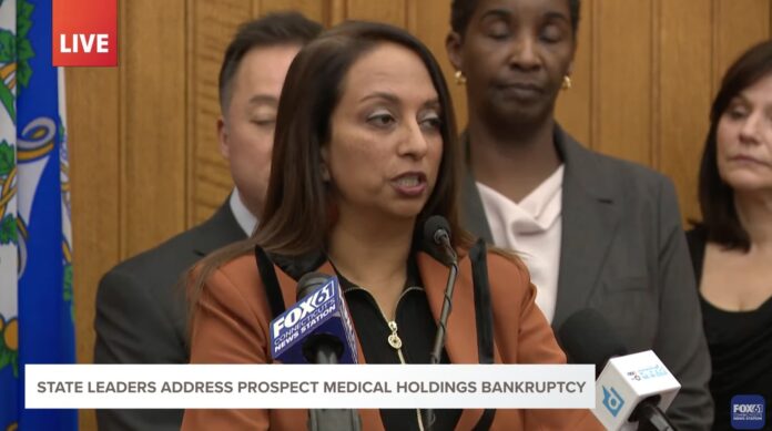 State leaders discuss Prospect Medical Holdings bankruptcy filing (Photo: FOX61/YouTube)