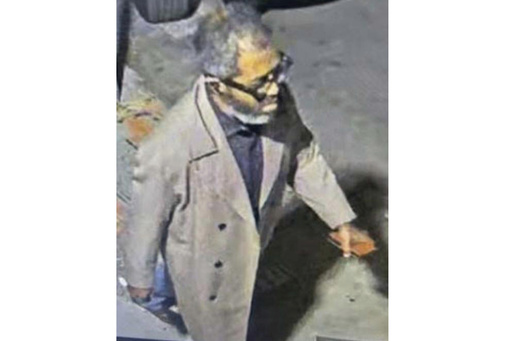 The Federal Bureau of Investigation released photos of surveillance footage that shows Shamsud-Din Jabbar an hour before he drove a truck down Bourbon Street, New Orleans, early Jan. 1, 2025. (FBI via AP)