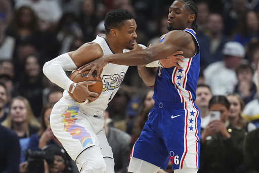 Nikola Jokic notches his 19th triple-double this season as Nuggets dominate 144-109 against 76ers