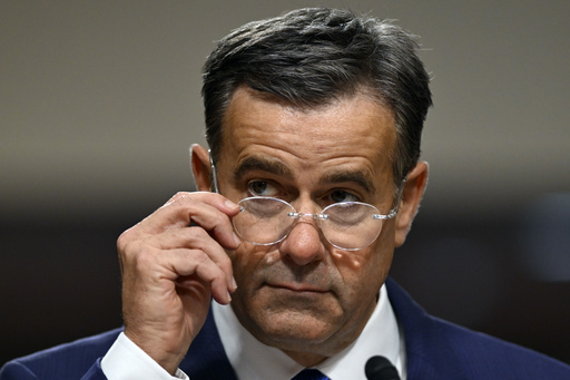 John Ratcliffe, President-elect Donald Trump's choice to be the Director of the Central Intelligence Agency, appears before the Senate Intelligence Committee for his confirmation hearing, at the Capitol in Washington, Wednesday, Jan. 15, 2025. (AP Photo/John McDonnell)