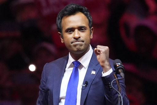 Ohio’s Vivek Ramaswamy seeks to take over Vance’s former Senate position, according to AP sources.