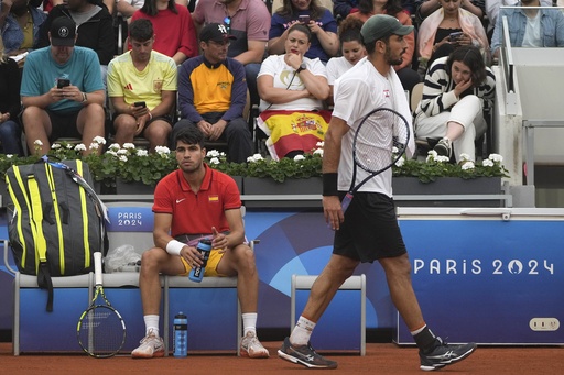 Milestone achievement: Habib becomes the first Lebanese athlete in the Open era to compete in a Grand Slam men’s singles event.