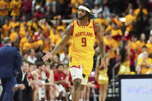 Maryland showcased its strong 3-point shooting once more, defeating No. 17 Wisconsin.