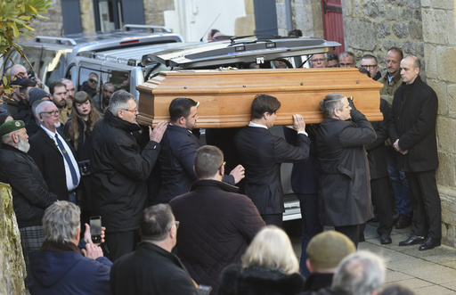 Grave of controversial French far-right figure Jean-Marie Le Pen defaced shortly after interment