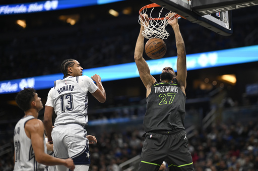 Timberwolves secure third consecutive win, defeating Magic 104-89