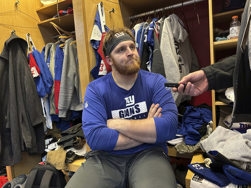 Jake Kubas transitions from undrafted free agent to starting guard for the Giants.