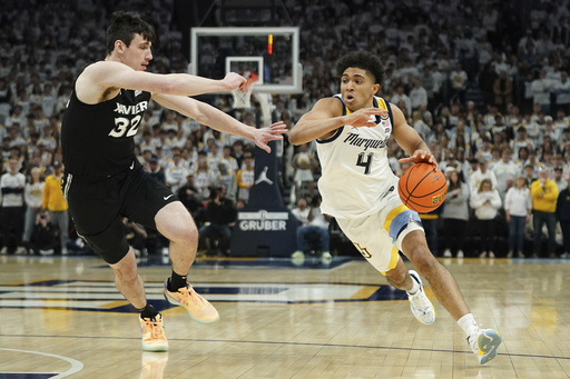 Xavier secures a narrow 59-57 victory against No. 7 Marquette in a dramatic finish on the road.