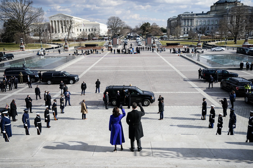 A U.S. custom: Losing candidates present at the inauguration of the president-elect