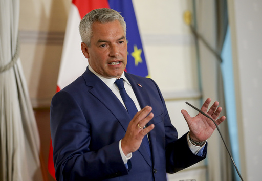 Negotiations for a new coalition government in Austria falter as the minor party withdraws.