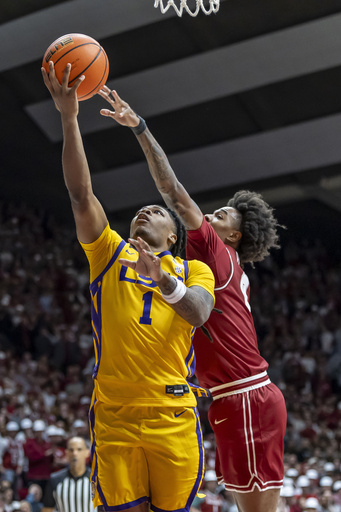 Holloway and Dioubate shine as No. 4 Alabama secures 80-73 victory against LSU