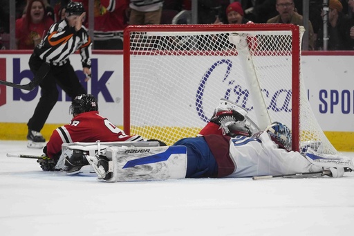 Connor Bedard nets a goal as Blackhawks defeat Avalanche 3-1