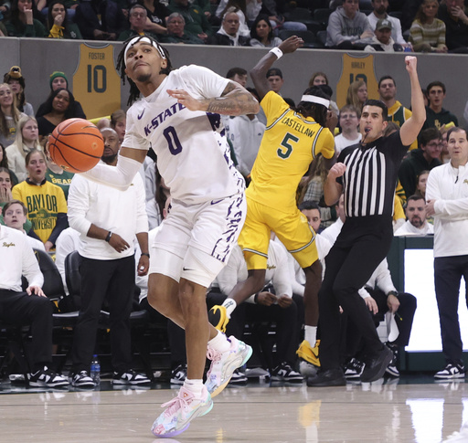 Freshman VJ Edgecombe nets 30 points to lead Baylor to a 70-62 victory against Kansas State