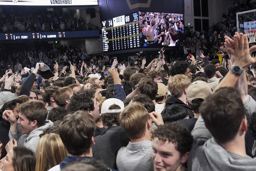 SEC imposes $500,000 penalty on Vanderbilt for permitting fans to rush the court following win against Kentucky