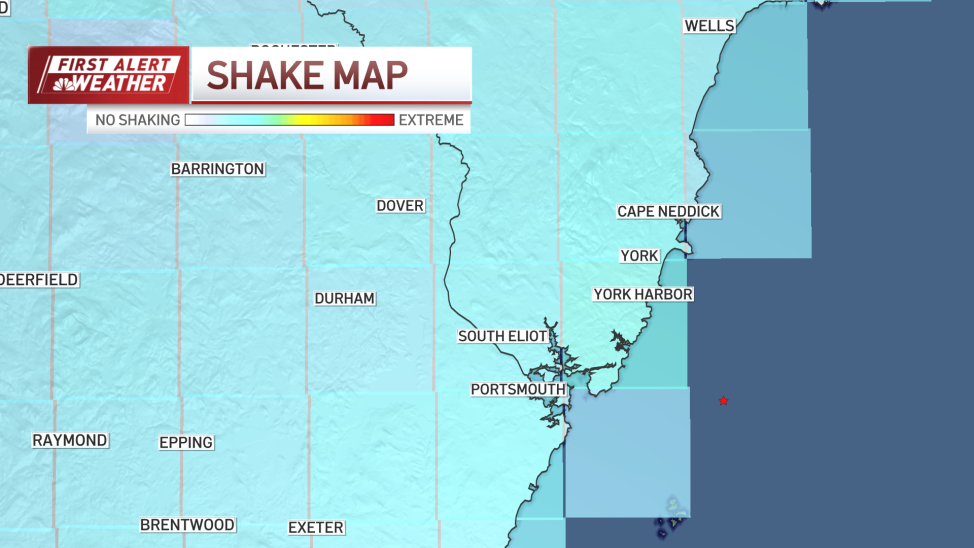 Preliminary report is 4.1 mag. positioned off York Harbor, ME. WOW that was wild.

