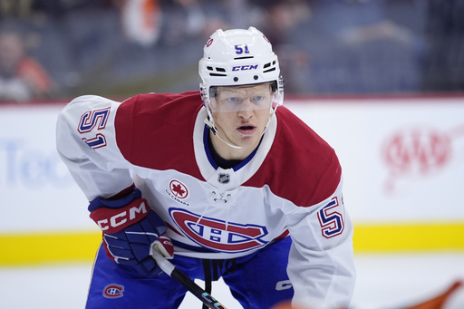 Canadiens’ Emil Heineman sidelined for 3-4 weeks following pedestrian accident in Salt Lake City