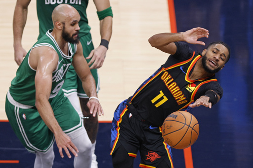 Gilgeous-Alexander nets 33 points as Thunder achieve franchise-best 15th consecutive victory over Celtics.