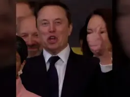 Elon Musk gives thumbs-up as Trump promises to put American flag on Mars