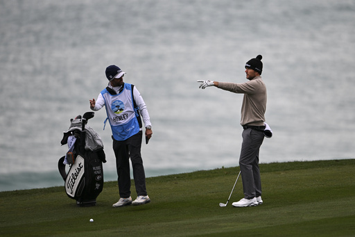 Sepp Straka holds a three-stroke advantage at Pebble Beach ahead of challenging weather this weekend.