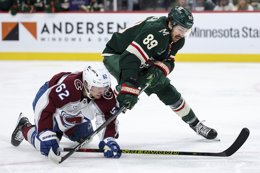 Nathan MacKinnon contributes with a goal and an assist in Avalanche’s 6-1 win against Wild