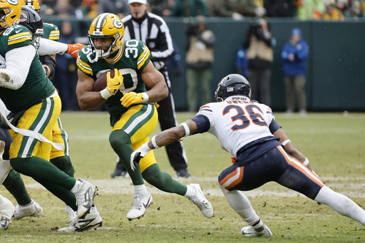 Bears come back to secure a 24-22 victory in Green Bay with Packers’ Love and Watson sidelined by injuries