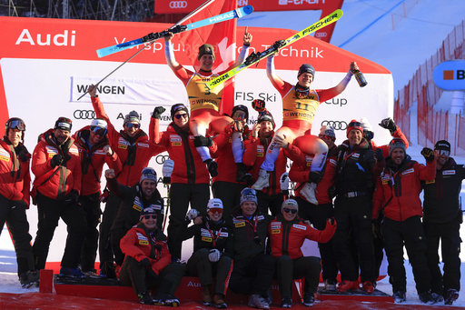 Von Allmen claims victory in home country World Cup super-G while Odermatt experiences a rare poor performance.