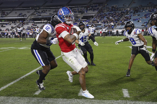 Jaxson Dart concludes his Ole Miss tenure with four touchdown passes in a dominant 52-20 victory against Duke in the Gator Bowl.