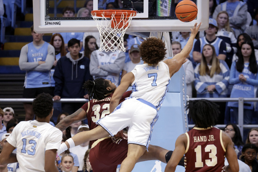 RJ Davis and Seth Trimble lead North Carolina to a thrilling 102-96 overtime victory against Boston College.