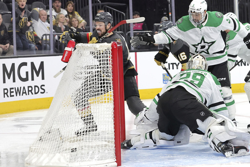 Johnston’s three consecutive goals and overtime strike secure 4-3 victory for Stars against Golden Knights