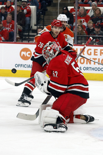 Cutter Gauthier tallies two goals, netting the OT winner as the Ducks defeat the Hurricanes 3-2