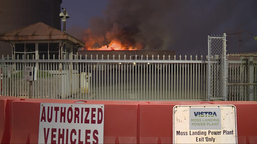 Blaze at major California battery facility triggers evacuations