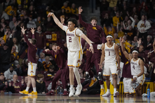 Garcia sinks clutch long-range shot to propel Minnesota over No. 20 Michigan, 84-81 in overtime