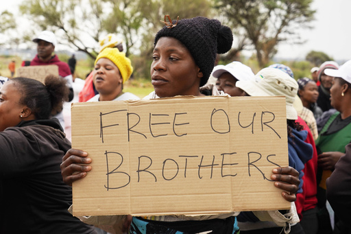 Group reports that over 100 illegal miners have perished after being trapped for months in a South African mine.