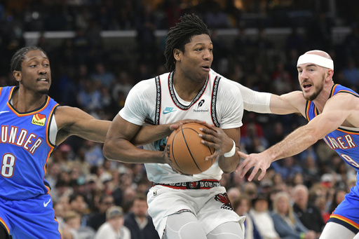 Shai Gilgeous-Alexander leads Thunder with 32 points in 125-112 victory over Grizzlies