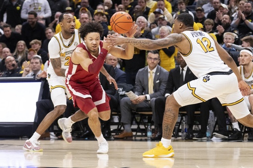 Mark Mitchell achieves personal best with 31 points in No. 15 Missouri’s victory over No. 4 Alabama, 110-98