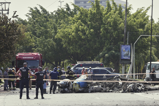 Small aircraft descends unexpectedly post-takeoff, crashes into São Paulo street, resulting in 2 fatalities.