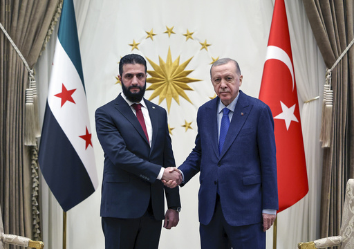 Syria’s acting leader meets with essential partner Turkey during his second overseas visit