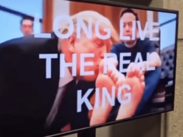 This video of Trump kissing Elon Musk’s feet is playing in the federal Department of Housing and Urban Development cafeteria this morning