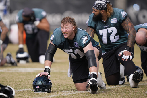 The Eagles’ journey to the Super Bowl was facilitated by the strength of their offensive line.